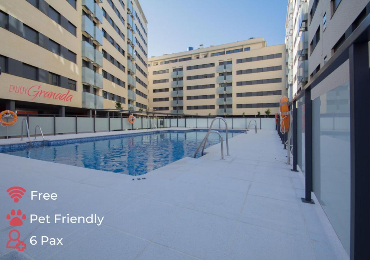 شقة Enjoygranada Arabial 5A - Pool & Free Parking المظهر الخارجي الصورة